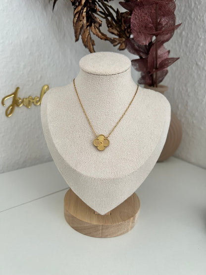 Golden Clover Kette Kleeblatt Kette Gold